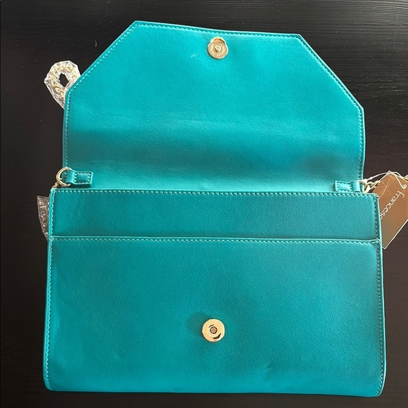 Francesca's Collections Teal Quilted Women's Bag (NWT) - Picture 4 of 7